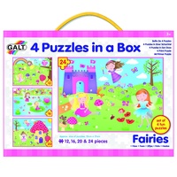 Galt - 4 Puzzles in a Box -Fairies