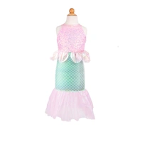 Great Pretenders - Mermaid Dress Pink/Green Size: 3-4