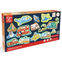 Hape - Wheels & Wonders Puzzle