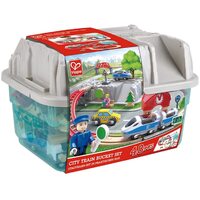 Hape - City Train Bucket Set 48pc