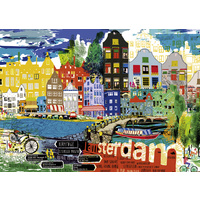 Heye - City Life - I Love Amsterdam Puzzle 1000pc