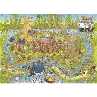 Heye - Funky Zoo - Australian Habitat Puzzle 1000pc