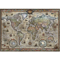 Heye - Map Art, Retro World Puzzle 1000pc