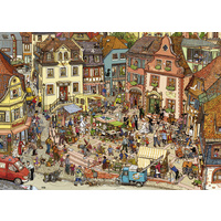 Heye - Gobel & Knorr, Market Place Puzzle 1000pc