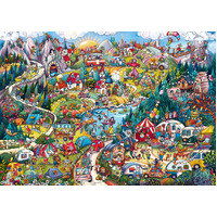 Heye - Berman, Go Camping! Puzzle 2000pc