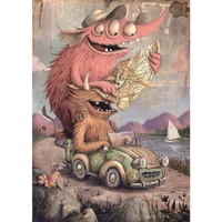 Heye - Zozoville, Road Trippin Puzzle 2000pc