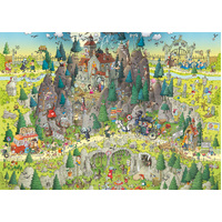 Heye - Funky Zoo - Transylvanian Habitat Puzzle 1000pc