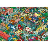 Heye - Lectr, Car Cemetry Puzzle 1000pc