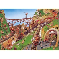 Heye - Wanted, Getaway Car Fred Puzzle 1000pc