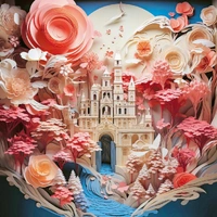 Heye - Paper-Like, White Castle Puzzle 1000pc