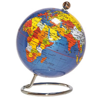 Heebie Jeebies - Blue Desk Globe 10cm