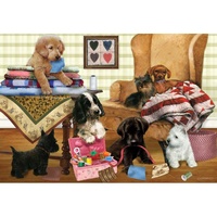 Holdson - Adorables - Playful Puppies Large Piece Puzzle 300pc