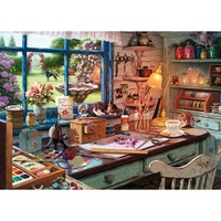 Holdson - Hobby Sheds - Grandma's Craft Shed Large Piece Puzzle 500pc