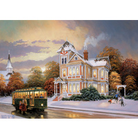 Holdson - Down the Lane Early Snow Puzzle 1000pc