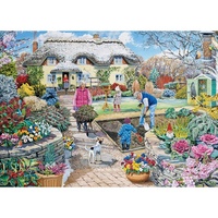 Holdson - Family Times Winter Garden Large Piece Puzzle 500pc