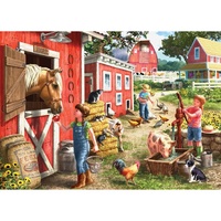 Holdson - Young at Heart Farmhouse Chores Large Piece Puzzle 500pc
