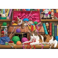 Holdson - Gallery, The Purrfect Life Large Piece Puzzle 300pc