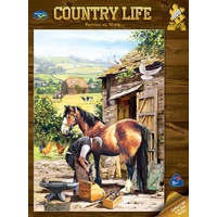 Holdson - Country Life, Farrier at Work Puzzle 1000pc