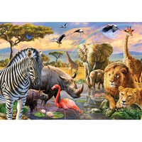 Holdson - Gallery 4 - Savannah Waterhole Large Piece Puzzle 300pc