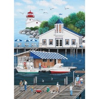 Holdson - Dock of the Bay – Laughing Gulls Landing Puzzle 1000pc