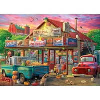 Holdson - Pickups & Produce - General Store Large Piece Puzzle 500pc
