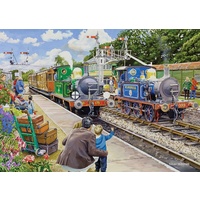 Holdson - At the Station - Horsted Keynes On The Bluebell Railway Large Piece Puzzle 500pc