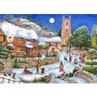 Holdson - English Village - Starry Night Large Piece Puzzle 500pc