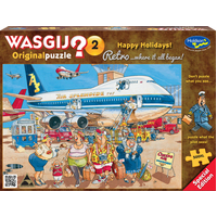 Holdson - WASGIJ? Retro Original 2 Happy Holidays! Large Piece Puzzle 500pc