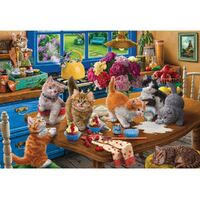 Holdson - Gallery, Kittens in the Kitchen Large Piece Puzzle 300pc