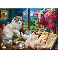 Holdson - Window Wonderland - China Cats Puzzle 1000pc