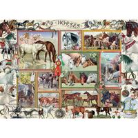 Holdson - Stamp & Collage - Horses Puzzle 1000pc