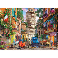 Holdson - Travel Abroad - Streets of Pisa Puzzle 1000pc