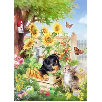 Holdson - How Does Your Garden Grow - Sunflower Crate Buddies Puzzle 1000pc