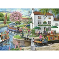 House of Puzzles - By the Canal Find the Difference Puzzle 1000pc