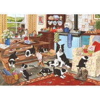 House of Puzzles - Collie Wobbles Puzzle 1000pc
