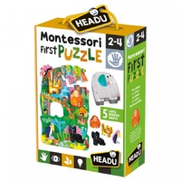 Headu - Montessori My First Puzzle The Jungle 6pc