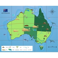 Bee-Bot Mat - Australia Map