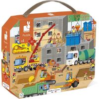 Janod - Construction Site Puzzle 36pc