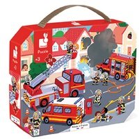 Janod - Firefighter Puzzle 24pc (DAMAGED BOX)