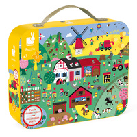 Janod - Observation Farm Puzzle 24pc