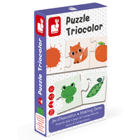 Janod - Triocolor Puzzle 30pc
