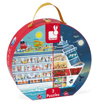 Janod - Cruise Ship Suitcase Puzzle