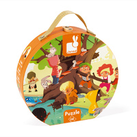 Janod - A Day in the Forest Suitcase Puzzle 100pc