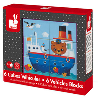 Janod - Kubkid Vehicle Blocks