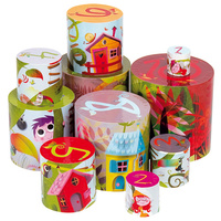 Janod - Magic Tree Stacking Round Pyramid