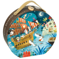 Janod - Treasure Hunt Suitcase Puzzle (36 pieces)
