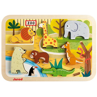 Janod - Zoo Chunky Puzzle 7pc