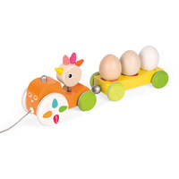 Janod - Pull Along Tractor Hen