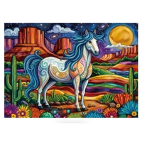 JaCaRou - Painted Moon Horse Puzzle 1000pc