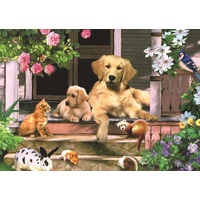 Jumbo - Gathering on the Verandah Puzzle 500pc